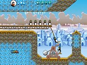  catapulta de pinguinos